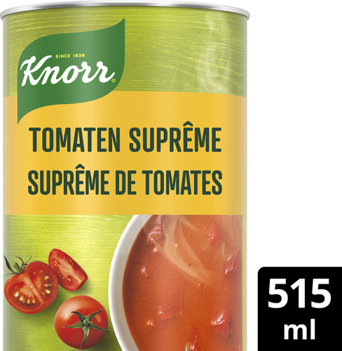 KNORR soep tomaten suprême stukjes 515ml