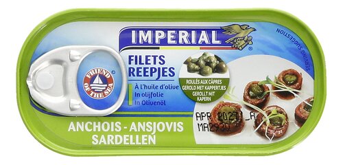 IMPERIAL ansjovis gerolde/kappers 50g