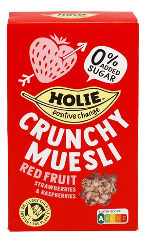 HOLIE Crunchy Muesli Rood fruit 400g