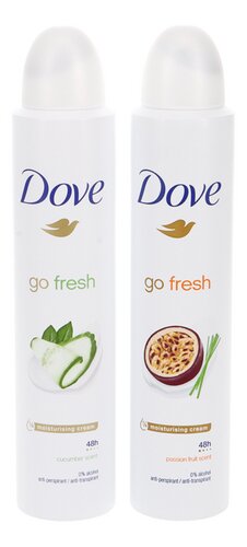 DOVE deo komkommer/passion fruit 200ml